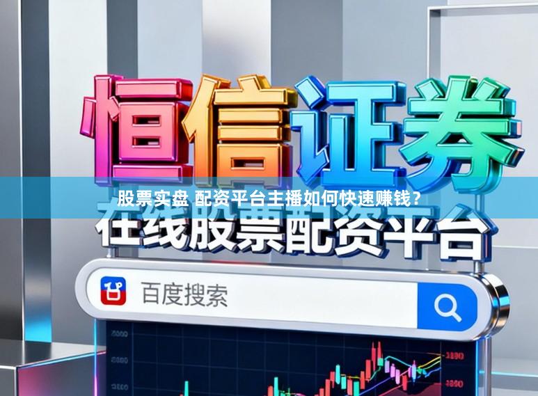 股票实盘 配资平台主播如何快速赚钱？